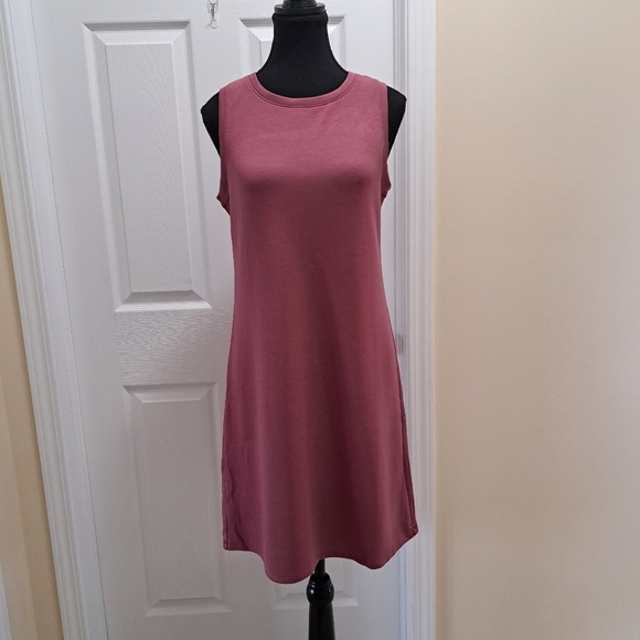❤️ New! Gaiam Pink Dress Tank Style Women's Small Soft Casual Knit Dress - Picture 4 of 11